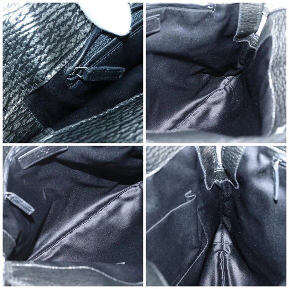 SAINT LAURENT Metropolis Shoulder Bag Leather Silver - Picture 15 of 16